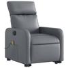 VidaXL Fauteuil Inclinable de Massage Électrique, Chaise de Relaxation avec Dossier et Repose-pied Réglables, Siège de Salon 3206773
