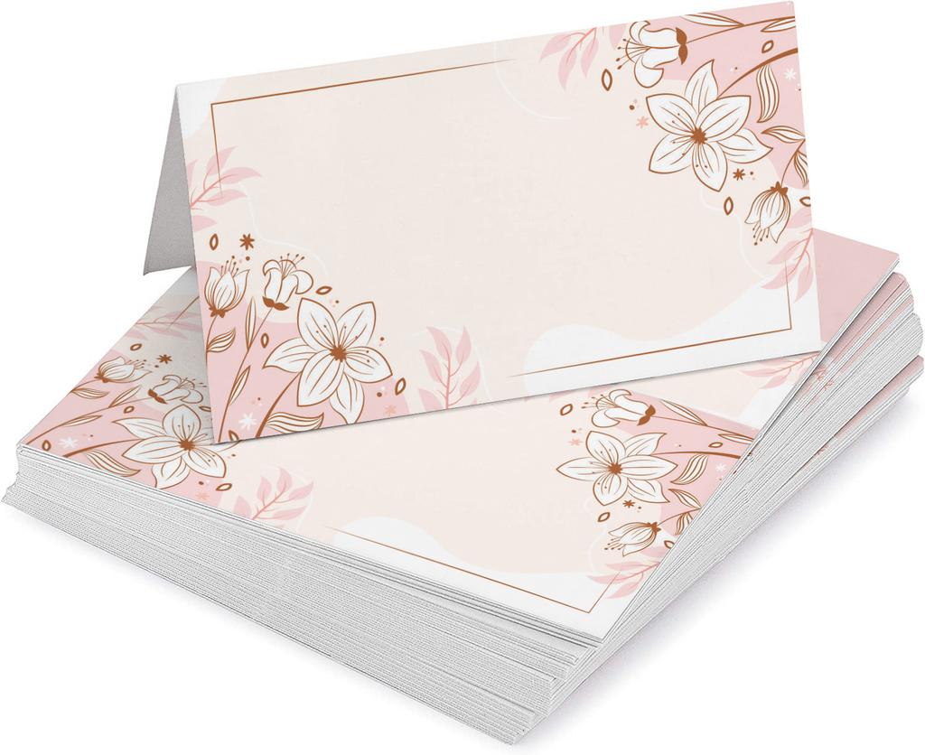 Inkdotpot Упаковка из 24 печатных палаточных столиков, карточки с местами для сервировки стола на свадьбу, именные карточки для сопровождения свадьбы на День Благодарения