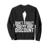 Забудьте о моей скидке Смешная толстовка с юмором для пожилых людей Не