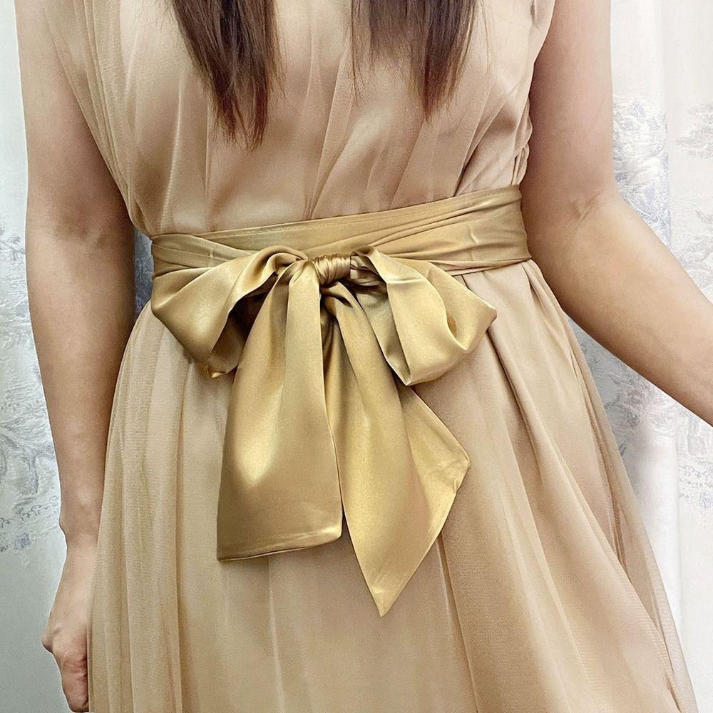 Декоративный бант корсет пояс широкий шнуровка ремень для юбок платья топа одежды