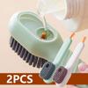 2Pcs Multifunctional Cleaning Brush Soft-bristled Liquid Shoe Brush Clothes Brush Shoe Clothing Board Brush Shoe Cleaner