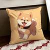 Cheeky Adorable Shiba inu Cushion Cover Reversible Soft Durable Pillow Cover Home  Car MultiScene Use for Daily Comfort