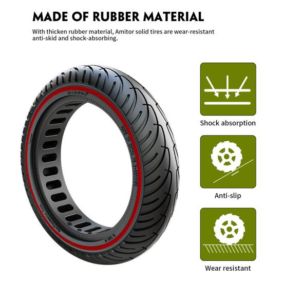 Колесо для электрического скутера, переднее и заднее сотовое колесо, износостойкое нескользящее сменное колесо для электрического скутера для Xiao Mi
