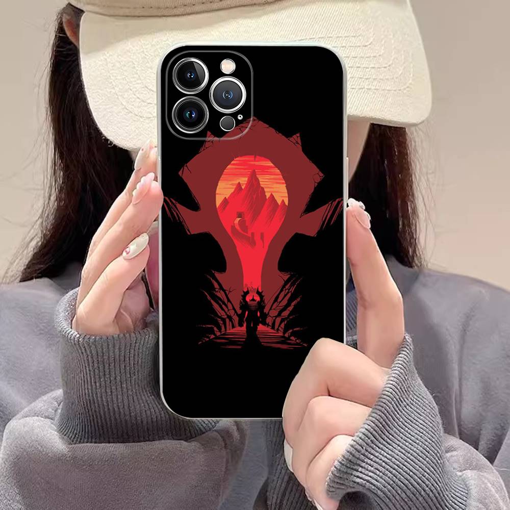 Game World Of W-Warcraftes Phone Case For IPhone 17 16 15 14 11 12 13 Mini Pro XS Max Plus Funda Shell