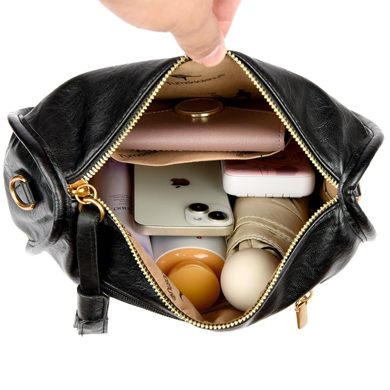 Женская сумка новая сумочка Оригинальная сумка через плечо Модная маленькая черная сумка нишевая сумка через плечо новая сумка через плечо