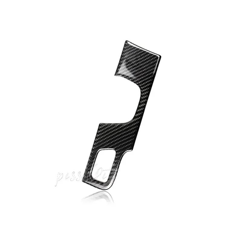 Углеродное волокно для ремонта салона автомобиля, декоративная рамка центрального управления, панель переключения передач, декоративная наклейка для Cadillac XT5 2016-2017 Styling