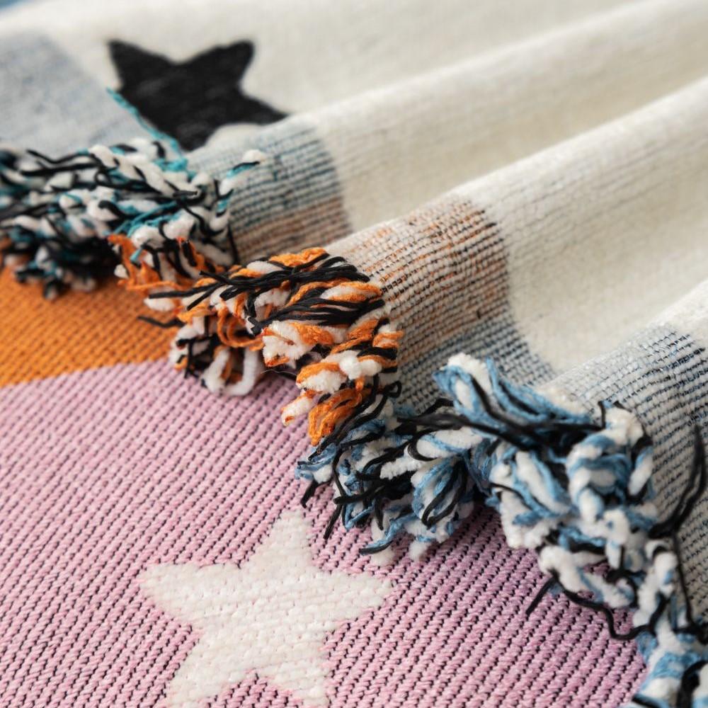 Линия граффити, чехол для дивана, полотенце, новые звезды, диванная подушка, ленивый цельный кусок четырех сезонов, универсальное одеяло из синели, ковер