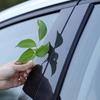 Серебристые стойки для Dodge Grand Caravan 2008-2020, декоративные наклейки на боковые оконные стойки дверей, аксессуары, 10 шт., зеркала заднего вида 6