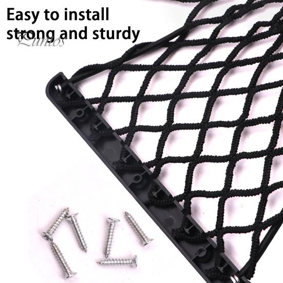 Удобная большая емкость, высокая прочность, сетка для хранения багажника автомобиля, сетка для багажника, автомобильные аксессуары