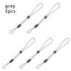 5Pcs Anti-lost Phone Lanyard Short Braid Necklace Wrist Strap U Disk Lanyard Bottle Lanyard Adjustable Key Lanyard Holders