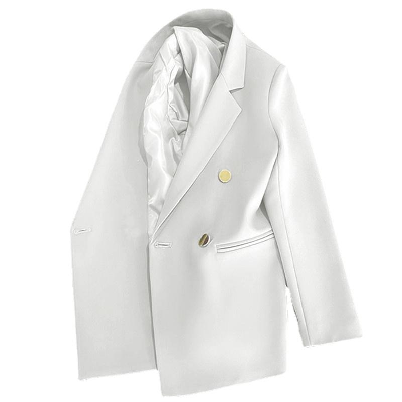 Азиатский размер модный повседневный женский однотонный пиджак с карманами костюм с длинным рукавом кардиган разноцветные пиджаки куртка