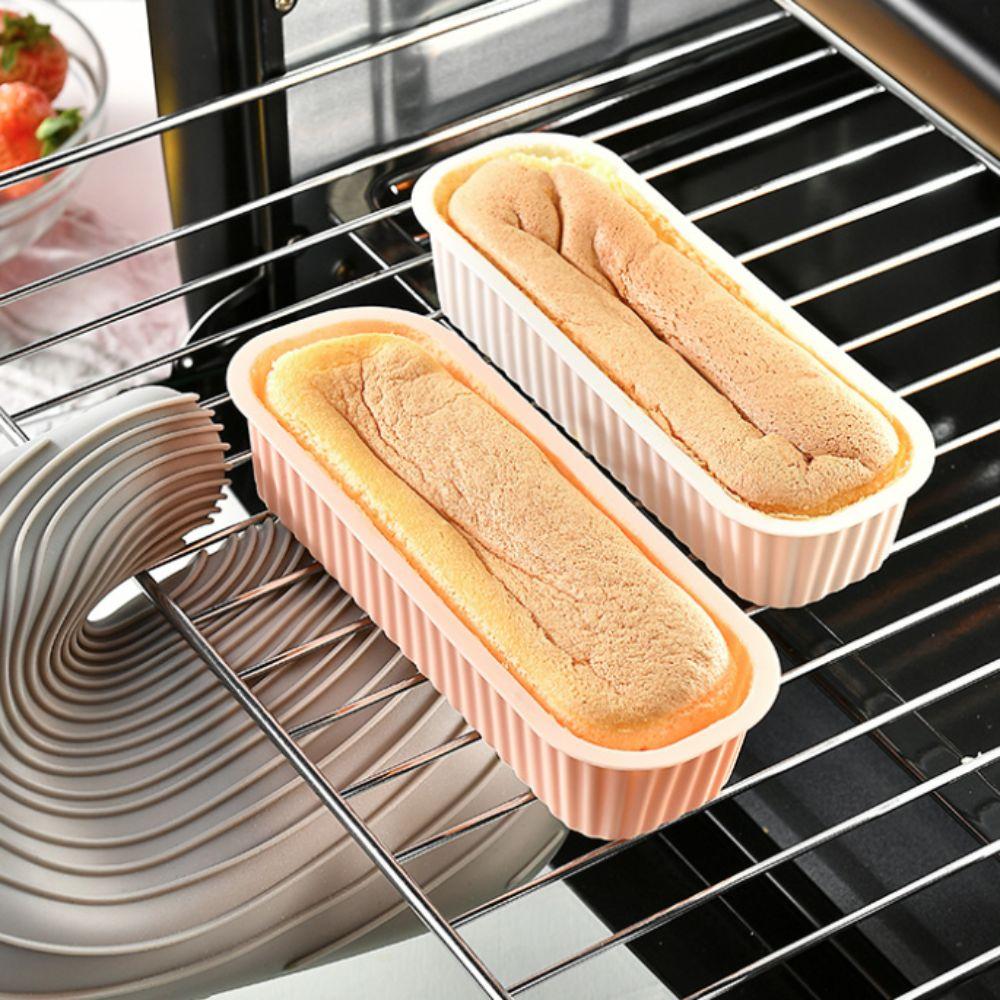 4Pcs Non-Stick Cake Mold Rectangular Toast Loaf Baking Tray  for Cake Bread
