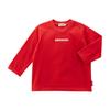Long One Made In Going To Going To Red [MIKI HOUSE] T-shirt, Sleeve, Logo, Plain, Point, Simple, Japan, Boys, Girls, Babies, Kids, Children's