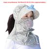 with Electric Fan Face Hood Hat Breathable Sunscreen Hat New Fan Camping Hat  Outdoor