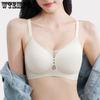 Бюстгальтер с глубоким V-образным вырезом и эффектом пуш-ап, женский сетчатый дышащий бюстгальтер с эффектом пуш-ап, бесшовный бюстгальтер на двойной застежке