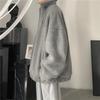 Мужская куртка в корейском стиле, свободный тренд, мужской тренчкот, теплая молния, мужская одежда, зимняя плюшевая мужская ветровка