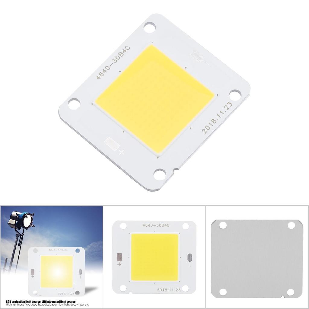 Источник проекционного света мощностью 50 Вт, долговечный, яркий, интегрированный светодиод COB(Теплый белый 3000-3200К)