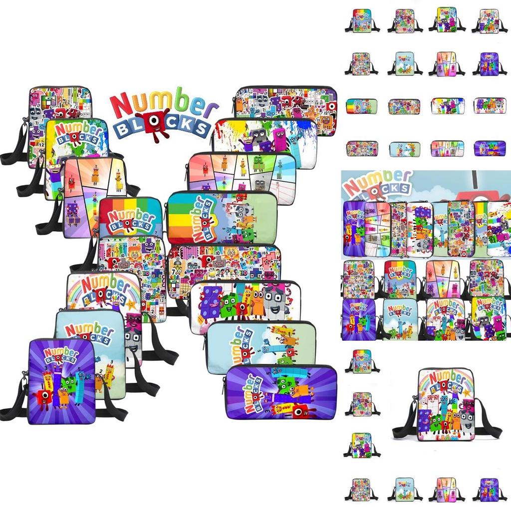 Рюкзак Numberblocks с застежкой-молнией и вместимостью 20 л, устойчивый к износу