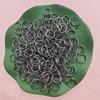 5/6/8/10mm 200-500pcs/bag Popular Iron Double Connecting Loops Rings For Jewelry Making DIY Accessories Split Jump Open Connectors Jewelry Accessory