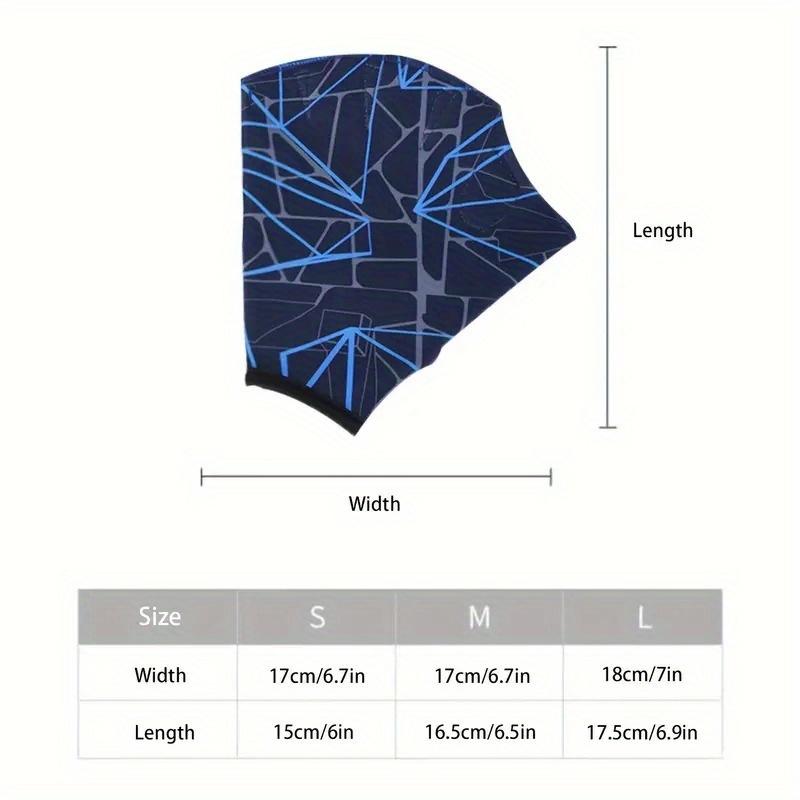 1 Pair of Swimming Webbed Gloves, Water Sports Training Flippers, Swimming Equipment for Men And Women