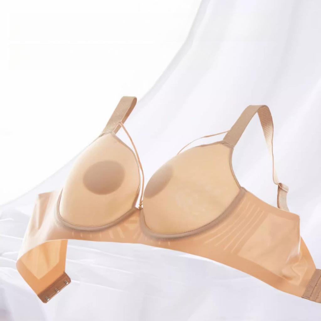Full Cup Bra Women's Thin Breathable Bra Seamless Breathable Plus Size Soft Steel Ring Bra Women's Lifting Anti Sagging Bra