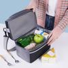 Insulated Lunch Bag Double Deck Lunch Tote Large Leakproof Expandable Lunch Box Reusable Tote Cooler Bag with Pocket for Work Picnic Outdoor