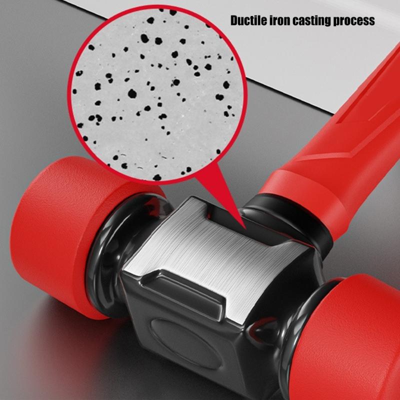 Антивибрационные резиновые киянки молоток с эргономичной рукояткой для укладки плитки, деревообработки и установки колышков для палатки