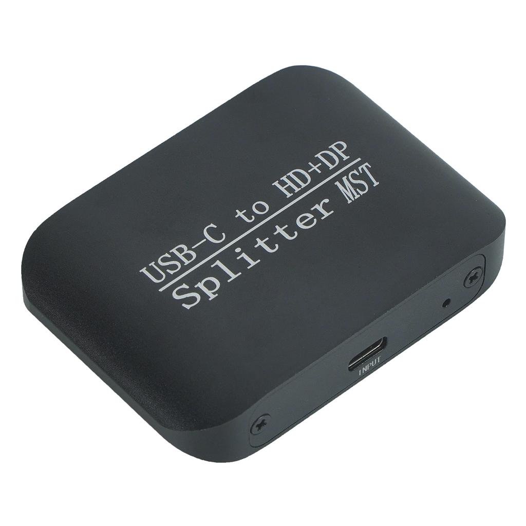 Разветвитель Type-C на HDMI+DP 1x2 для ноутбука MST Дисплей на два экрана Один вход два выхода