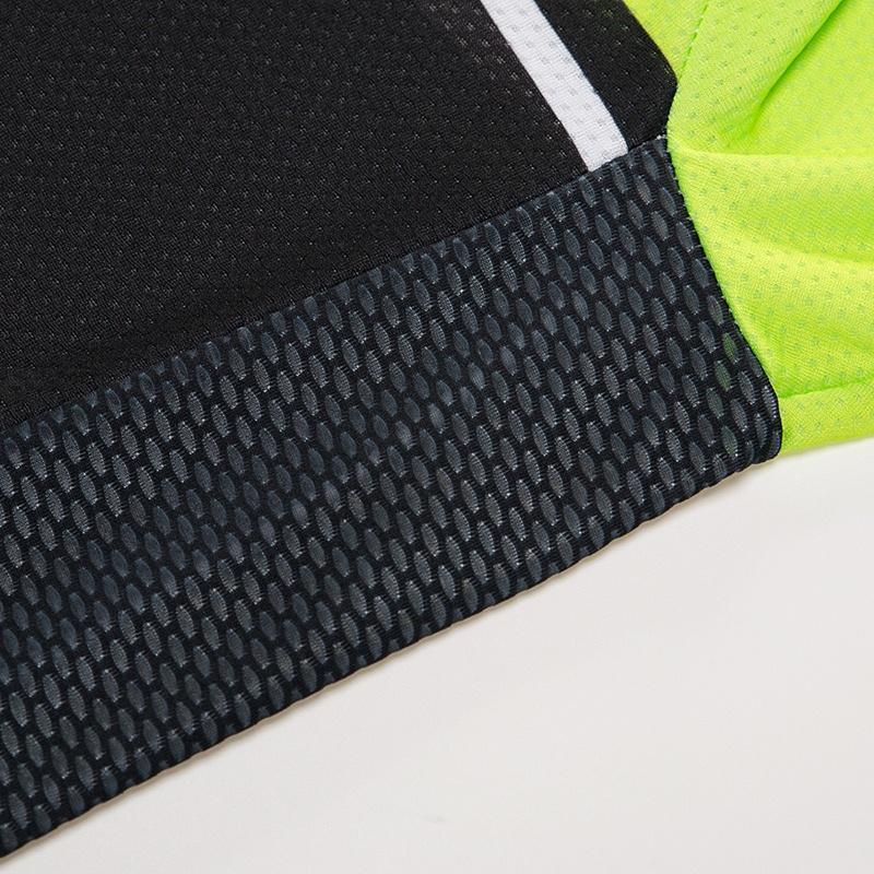 Летний короткий комплект одежды для езды на велосипеде, мужские спортивные трикотажные костюмы, черные брюки-комбинезон