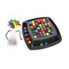 Peg Board Beads Game Creative Rainbow Matching for Travel Children 48 Pieces