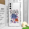 Модный Корея Париж Нью-Йорк Прозрачный Чехол для Телефона для Samsung Galaxy S25 S24 S23 S22 Ultra S21 Plus S20 FE A55 Мягкий Чехол Fundas