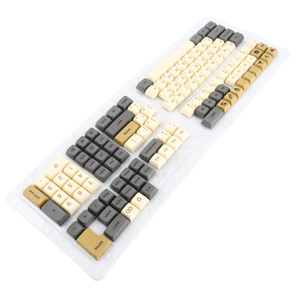 125pcs Keyboard Keycaps Arabic Shimmering Theme XDA Profile PBT Dye Sublimation Key Caps for 61 64