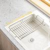304 Stainless Steel Adjustable Sink Rack Kitchen Expandable Dish Drying Shelf With Cutlery Plate Holder