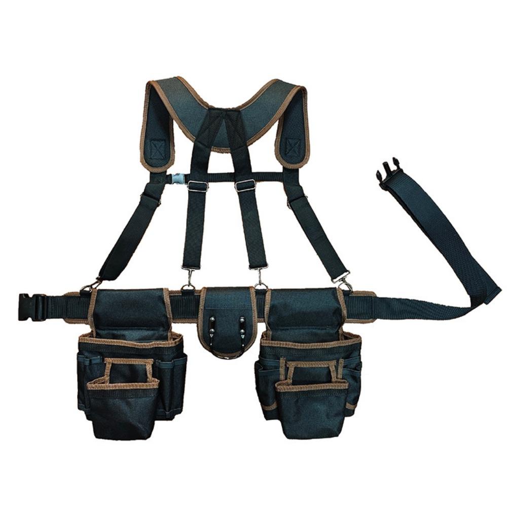 Large Capacity Woodworking Tool Belt Adjustable Design Multi Functional Tool Belt Carpenter Work