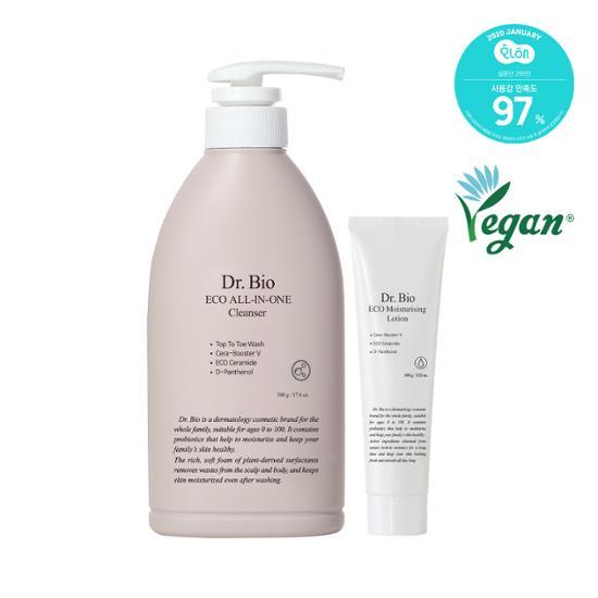 Dr. Bio Eco All-in-One Cleanser 500ml + Lotion 100ml