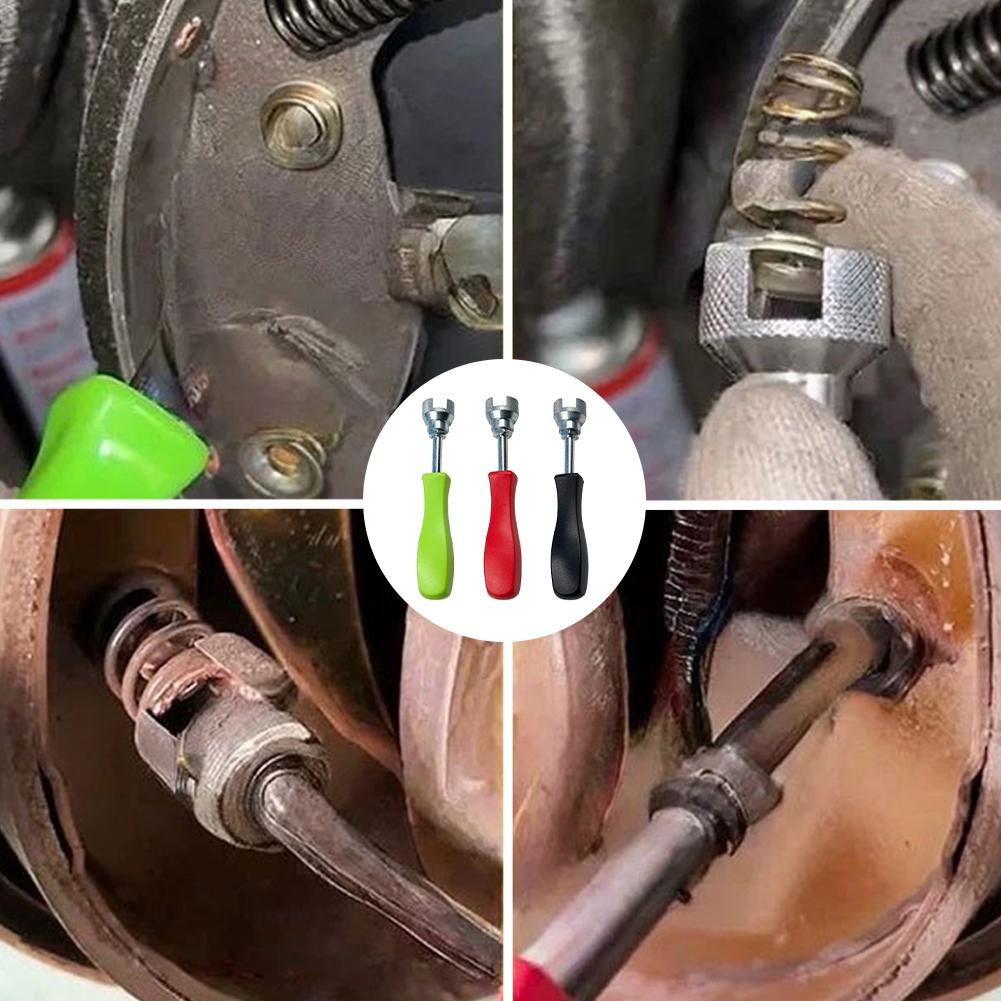 Набор инструментов для снятия пружин барабанных тормозов Комплект для обслуживания тормозной системы Сверхпрочные тормозные инструменты для автомобильного ремонта