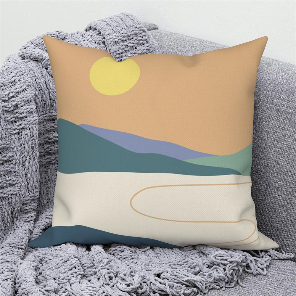 Природный ландшафт домашний диван-кровать декоративная наволочка японская подушка