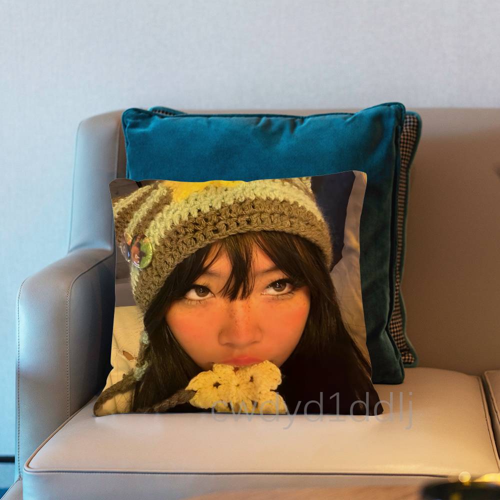 Beabadoobee Beatopia Pillow Case Cover Square Sofa With For Pattern Comfortable Cushion suitable Of Room