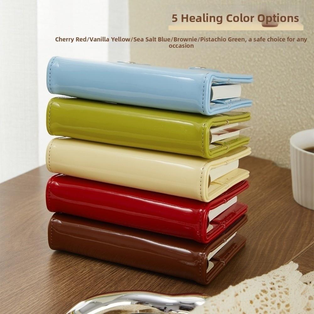 Leather Cover Mini Notepad Spiral Bound A7 Notebook Retro Business Memos Diary