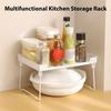 Складная полка для хранения Многофункциональный компактный пластиковый органайзер для кухни, ванной комнаты