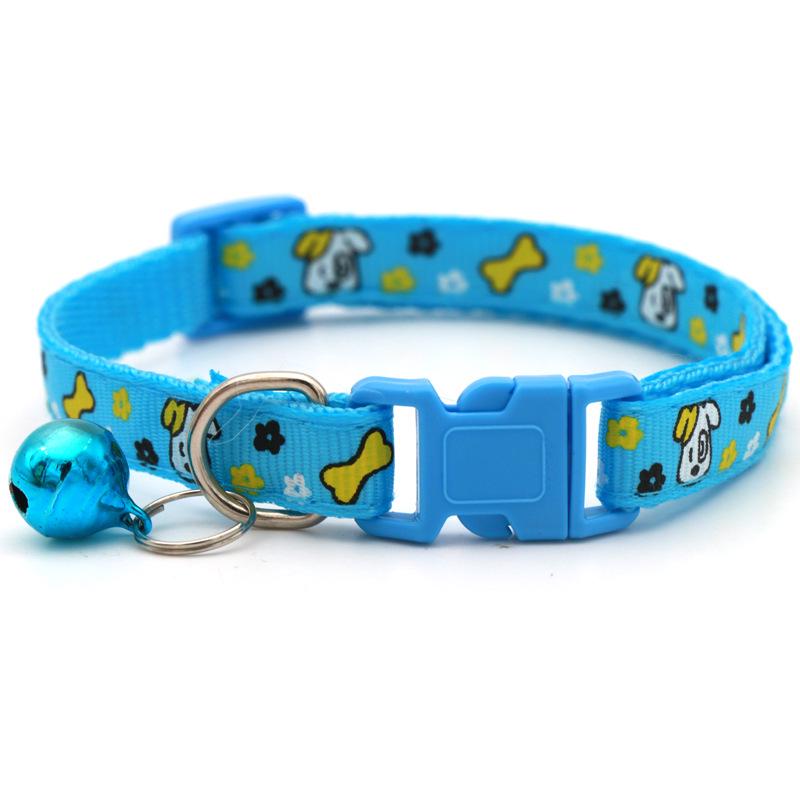 Коллекция костей и цветов Ошейник для собак с колокольчиком для питомцев