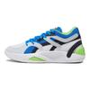 Puma TRC Blaze Court Белые Черные Ультра Синие Мужские Кроссовки Платиново-Серый 376582-31