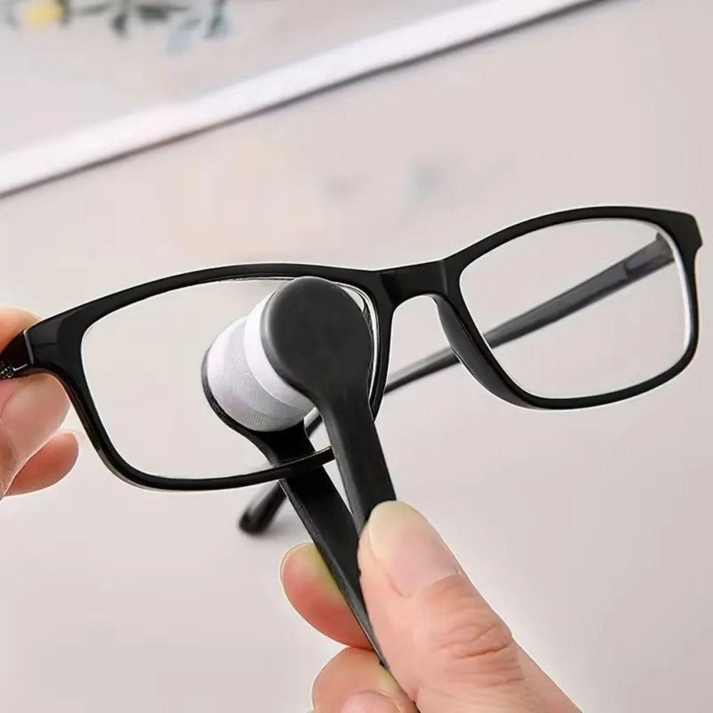 5Pcs Two-side Sun Glasses Cleaning Brush Creative Mini Glasses Cleaner Eyeglass Wiping Tool