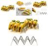 Premium Food Grade Stainless Steel U-shaped 2-slot Taco Rack For Tables