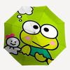 1pc Keroppi Frog & Snowman Umbrella - Automatic Opening/Closing with Foldable Design, Iron Frame for Outdoor Use, Perfect Gift for Fans, Travelers, Da