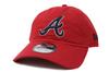 Кепка New Era 9TWENTY MLB Atlanta Braves Алая Универсальный размер,