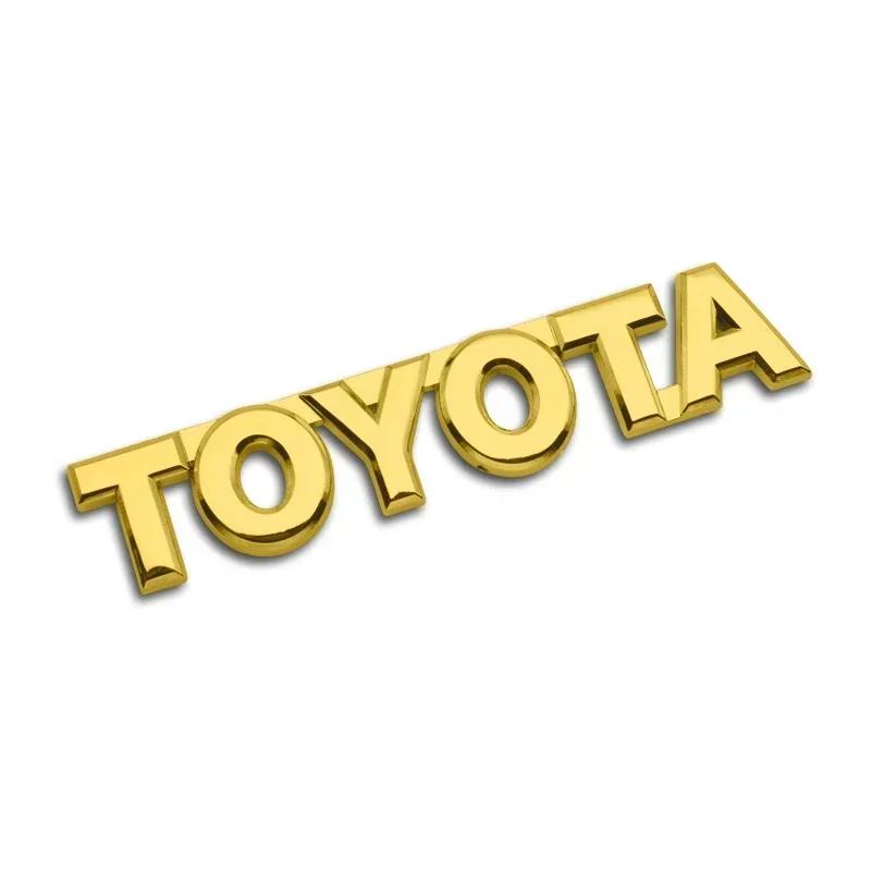 3D ABS Наклейки на багажник автомобиля, эмблемы, значки для Toyota Chr rav4 Yaris prius avensis Corolla Camry Aygo Hrv Prado Hilux