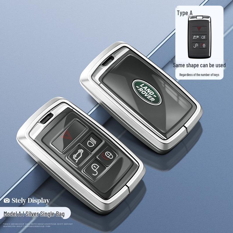 Чехол для ключа Land Rover: Алюминиевый корпус для Range Rover Sport, Velar, Evoque, Discovery, Freelander.