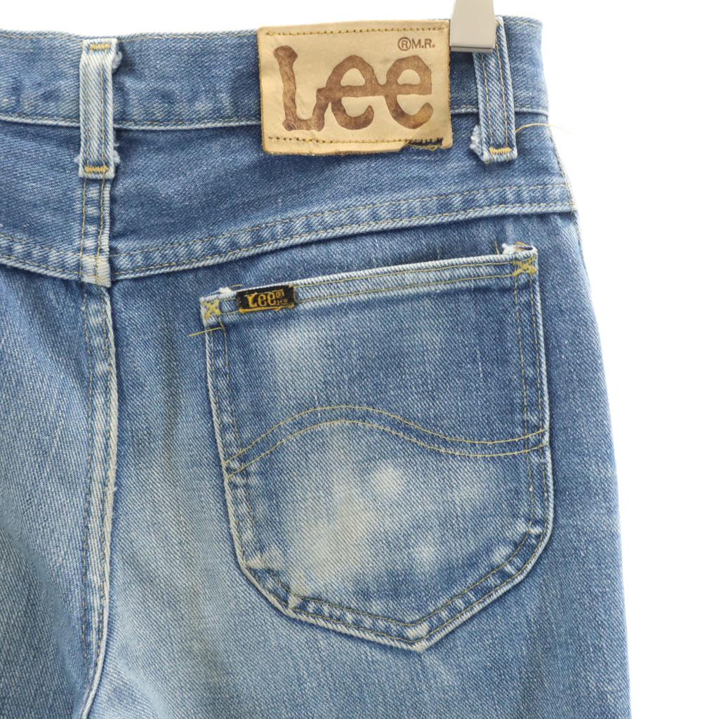 Lee 80s Made in USA Vintage Flare denim pants W29 blue jeans Women Used