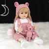 22 дюйма/55 см кукла реборн реалистичная полностью силиконовая детская виниловая кукла новорожденная девочка принцесса игрушка для малышей подарок куклы для девочек
